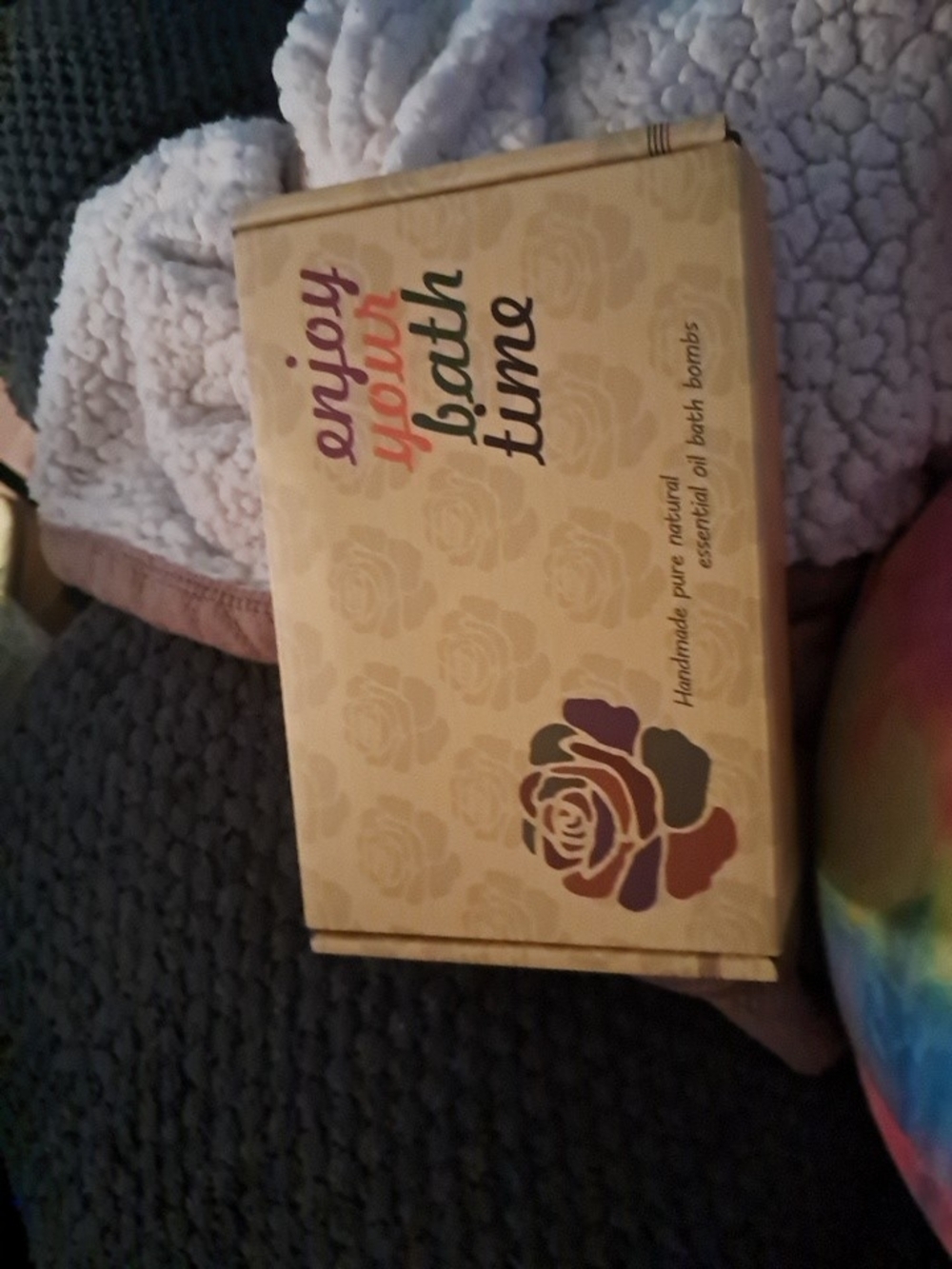 Handmade Bath Bomb Gift Box - Brown